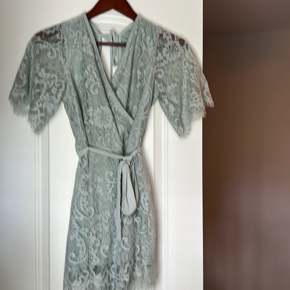 Altar’d state mint green romper. Size small